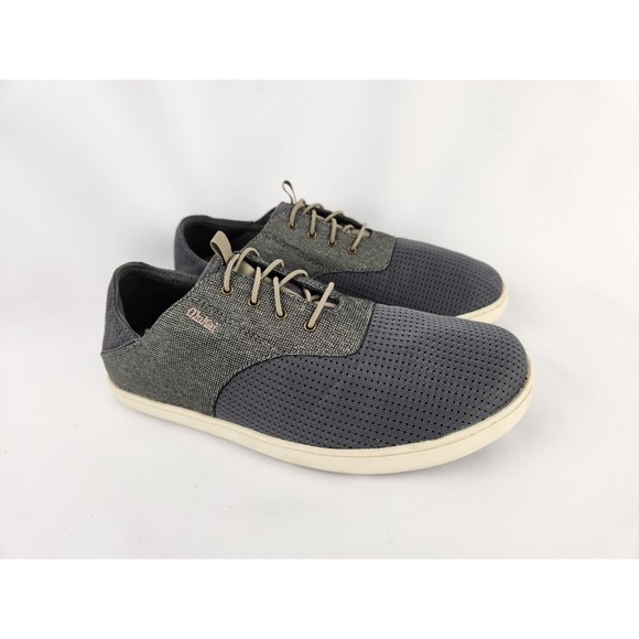 OluKai Men\'s Nohea Moku Sneaker Size 9.5 Grey Shoes Slip‎ On Loafer Boat Beach main image 7